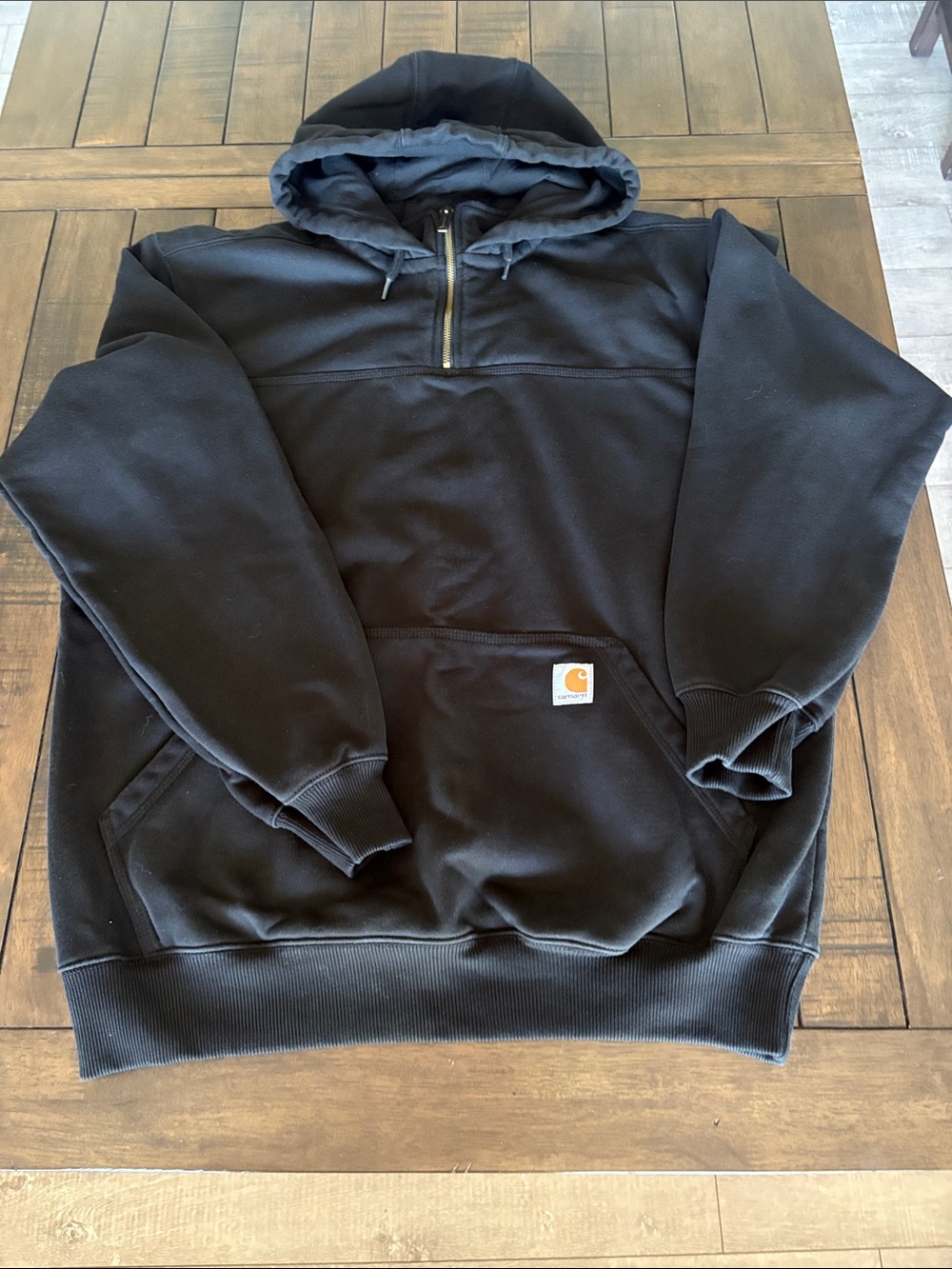 Carhartt Quarter Zip Hoodie - Large Tall